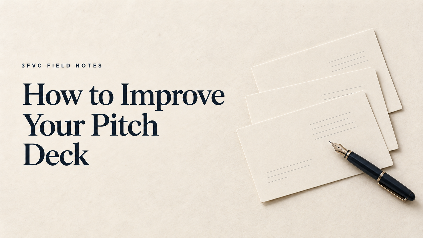 How to Improve Your Pitch Deck