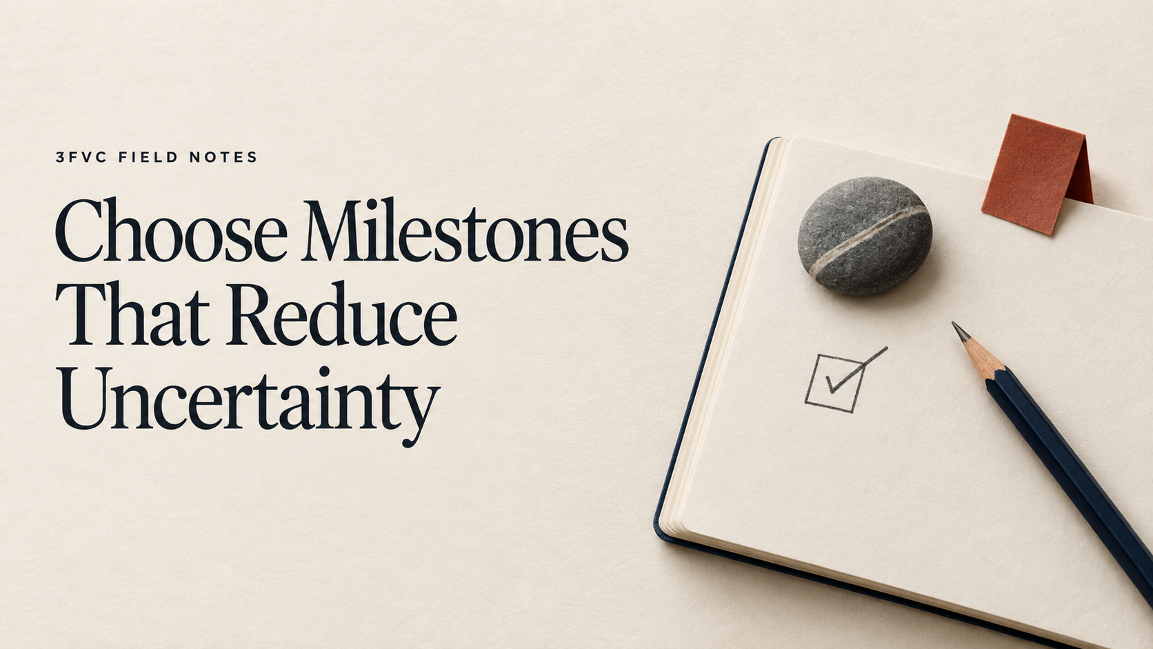 Your Next Milestone Should Reduce Uncertainty