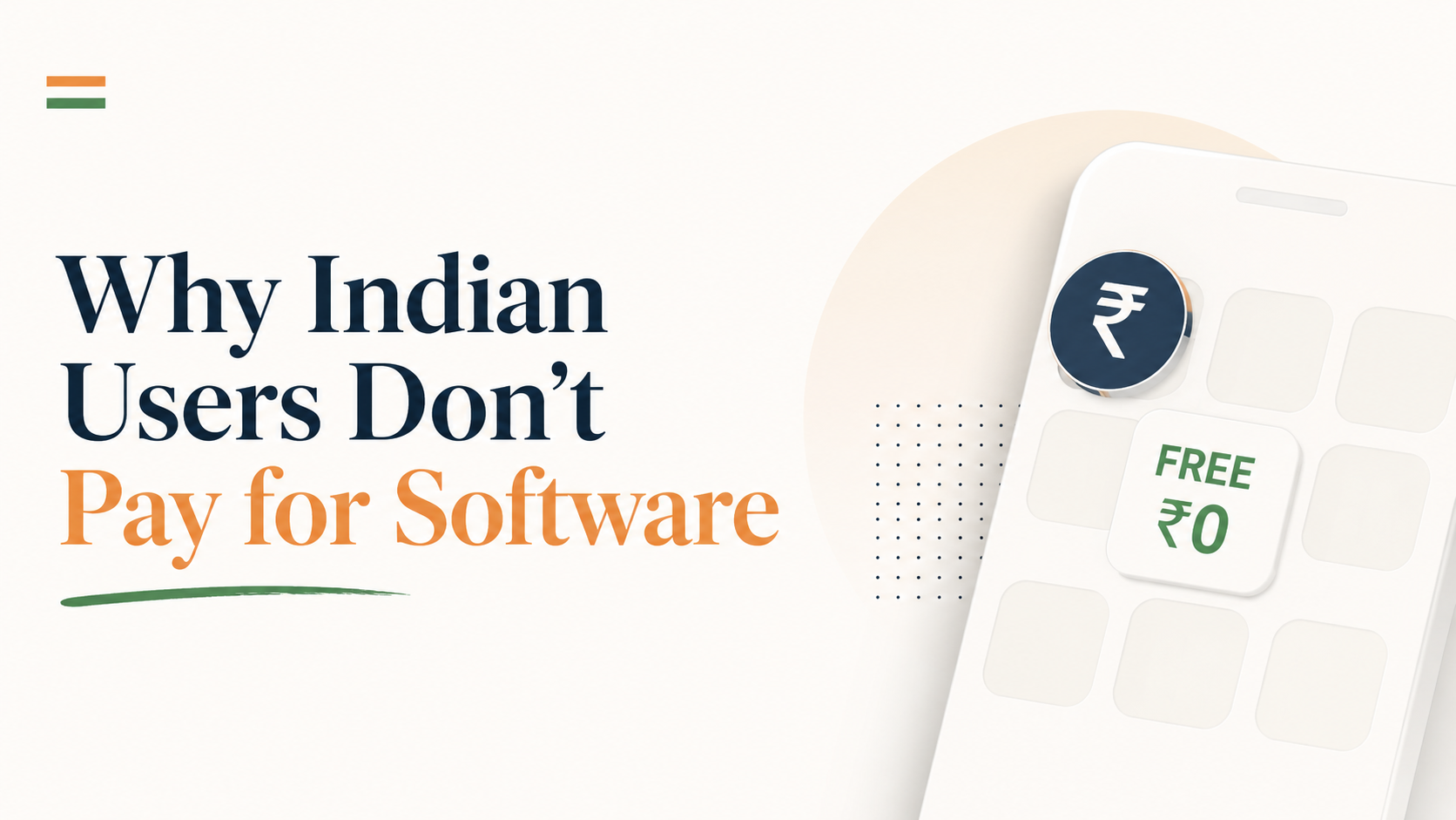 Why Indian Users Don't Pay for Software