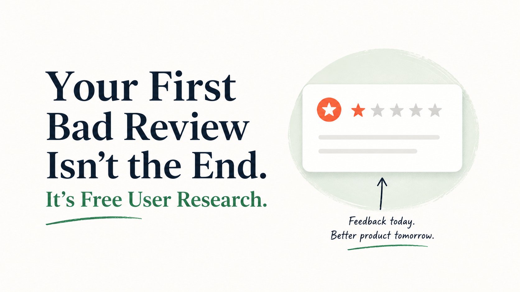 How Founders Should Handle Their First Bad Review